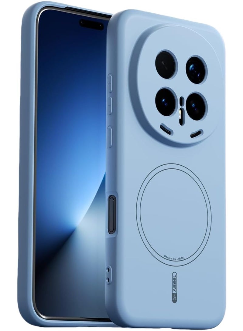 general Case Compatible with Honor Magic 8 Pro 5G, [Compatible with Mag-Safe], Slim Thin Liquid Silicone Soft Rubber Gel, Full Camera Protection, Pure Color Bumper Simple Cover - Image 1