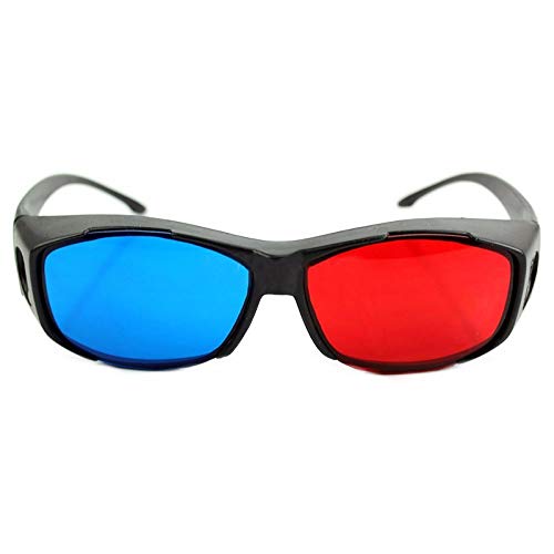 Jambar JD-06-02 Nvedia Red & Anaglyph/Cyan 3D Plastic Frame Glasses (2 Pcs.Pack) for 3D Movie/Books/Magazine - Image 4