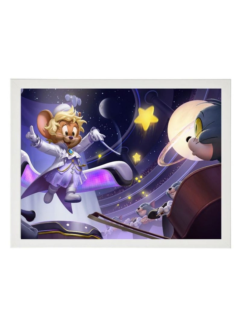 إم إي سي إطار ملصق تصميم توم وجيري مقاس 30x40 سم - Image 1