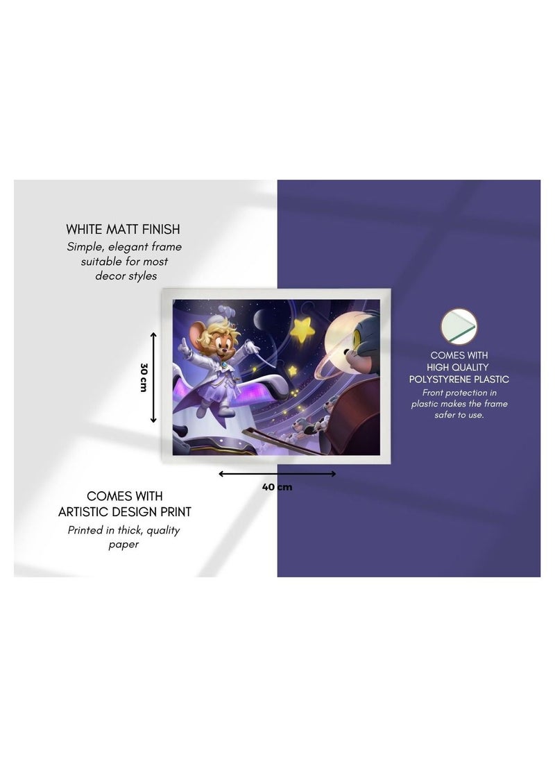 إم إي سي إطار ملصق تصميم توم وجيري مقاس 30x40 سم - Image 4