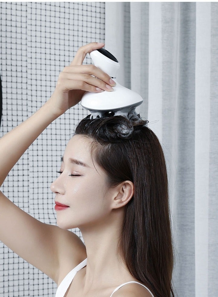 general Electric Head Massager, Portable Head Scalp Massager with IPX7 Waterproof, Scalp Massager for Hair Growth, Stress Relief, Deep Cleaning, Full Body Massage - Image 5