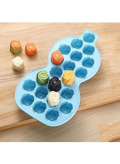 Mishrit Mishrit Silicone Ice Cube Trays, Chocolates Candy Mold, Food Grade Flexible Silicon Ice Cube Serving Tray, Handmade Cake Decoration Tools, (Pack of 1)  - Image 3