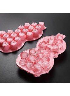 Mishrit Mishrit Silicone Ice Cube Trays, Chocolates Candy Mold, Food Grade Flexible Silicon Ice Cube Serving Tray, Handmade Cake Decoration Tools, (Pack of 1)  - Image 4