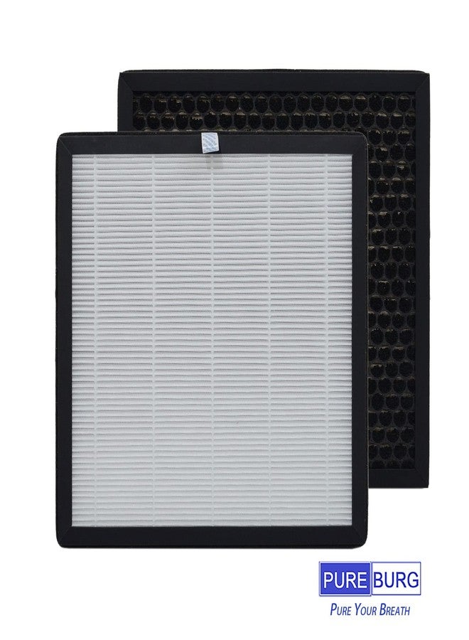 PUREBURG فلتر بديل من بيوربيرغ متوافق مع أجهزة تنقية الهواء VEWIOR A3 ClearAir-A3 و AMEIFU G3 sferf-30 (FXAP2W)، عبوة من قطعتين، فلتر H13 True HEPA رباعي المراحل - Image 4
