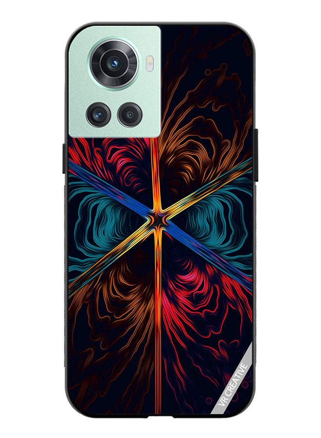 VR CREATIVE Protective Case Cover For OnePlus 10R Flower Design Multicolour - Image 1