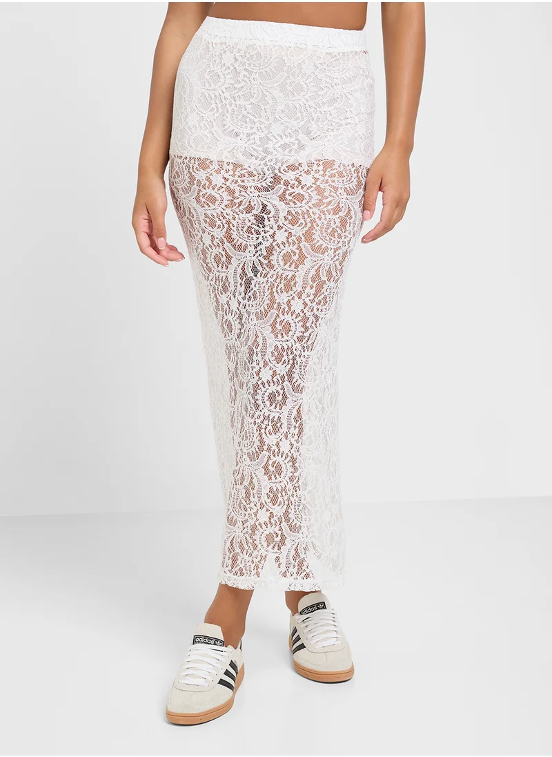 Ginger Lace Maxi Skirt