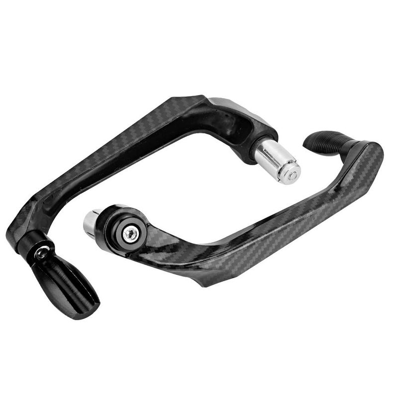 KIMISS Universal 7/8in 22mm CNC Aluminum Handlebar Brake Clutch Lever Hand Guard for Motorcycle, Motorbike, Scooters, Electric Cars, Mountain Bikes(Black)