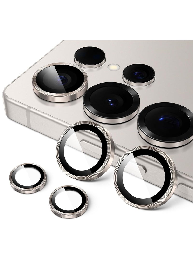 BORTONY Samsung Galaxy S25 Ultra 5G Camera Lens Protector 9H Tempered Glass Metal Individual Ring Cover Easy Installation For Samsung Galaxy S25 Ultra  - Image 1