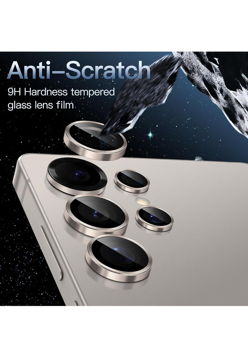 BORTONY Samsung Galaxy S25 Ultra 5G Camera Lens Protector 9H Tempered Glass Metal Individual Ring Cover Easy Installation For Samsung Galaxy S25 Ultra  - Image 5