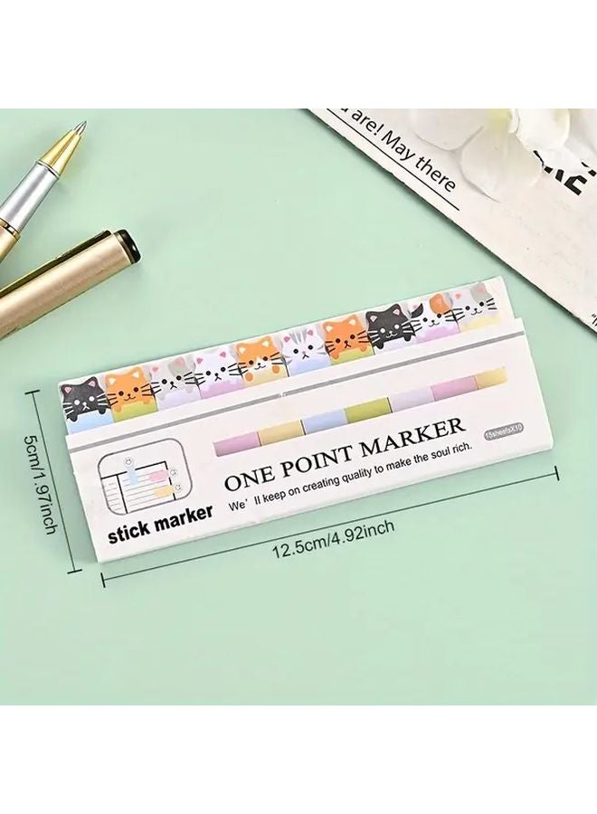 Colorful Frog Sticky Notes Set Of 150 Cute Memo Pads For Bookmarking Organizing Office Home Stationery - Image 2