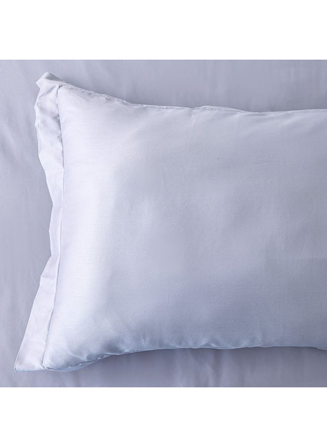 DANUBE HOME مجموعة أغطية لحاف مزدوج من القطن 2 قطعة من دانوب هوم - رمادي - 135x200 سم، 50x75 سم | 100% قطن - 300 خيط - Image 5