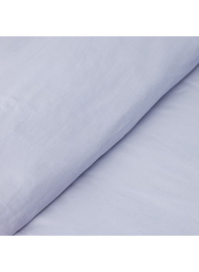 DANUBE HOME مجموعة أغطية لحاف مزدوج من القطن 2 قطعة من دانوب هوم - رمادي - 135x200 سم، 50x75 سم | 100% قطن - 300 خيط - Image 2