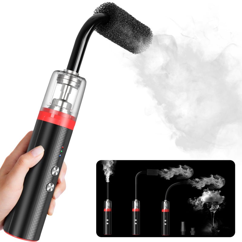 COOWOO Portable Mini Fog Machine 3 Adjustable Modes Handheld Fog Machine with Remote Control Fogger for TikTok Live Streaming Youtube Short Videos Photography and Parties Model Smoke L - Image 2