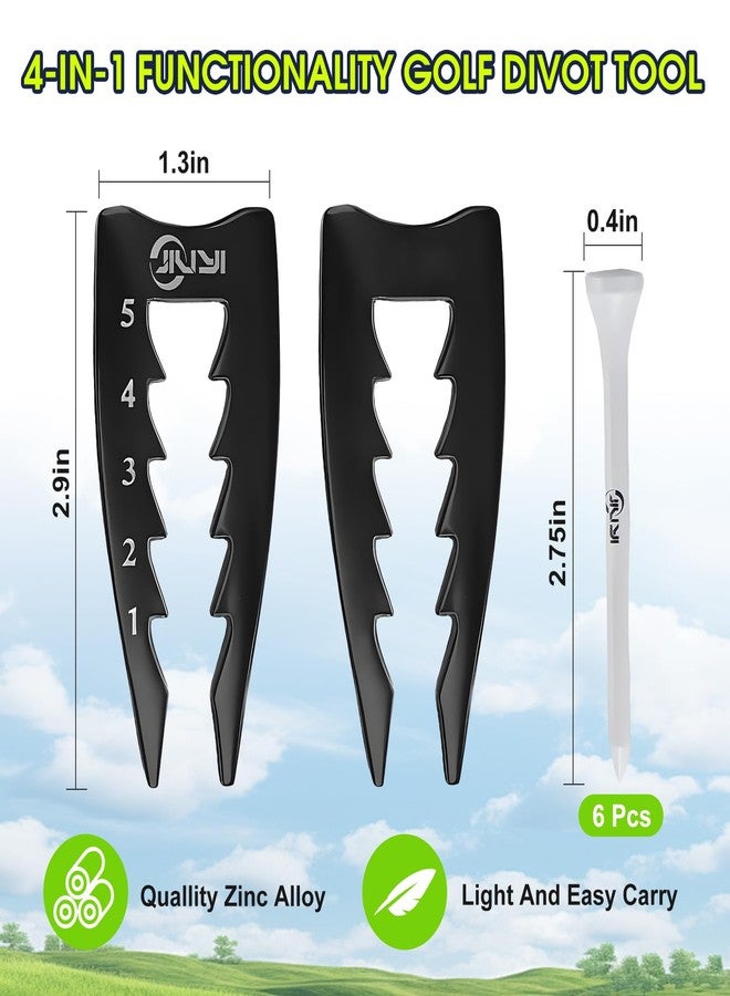JIUYIBC Adjustable Golf Tee Height Tool, Universal Fit for Wooden & Plastic Tees, Consistent Tee Height Setter for Drivers, Fairway Woods & Irons, Durable Zinc Alloy Golf Training Aid - Image 5