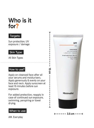 واقي شمس للوجه بخفة SPF 50 - view 2