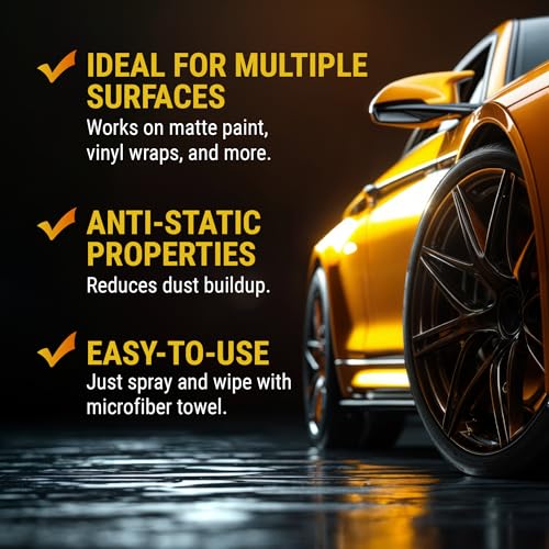 McKee's 37 - Matte Finish Care Kit - Matte Car Wash Soap Kit w/ Auto Wash, Cleaner & Protectant, 3 Microfiber Towels & Wash Mitt - Image 4