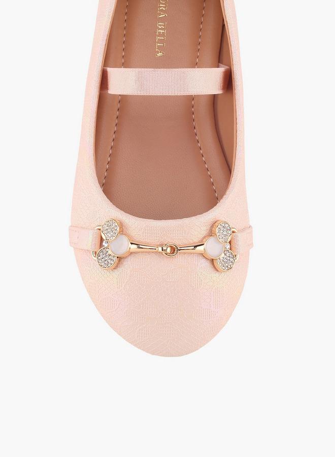 Flora Bella By Shoexpress Flora Bella Girls Buckle Accent Ballerina Shoes - Image 4