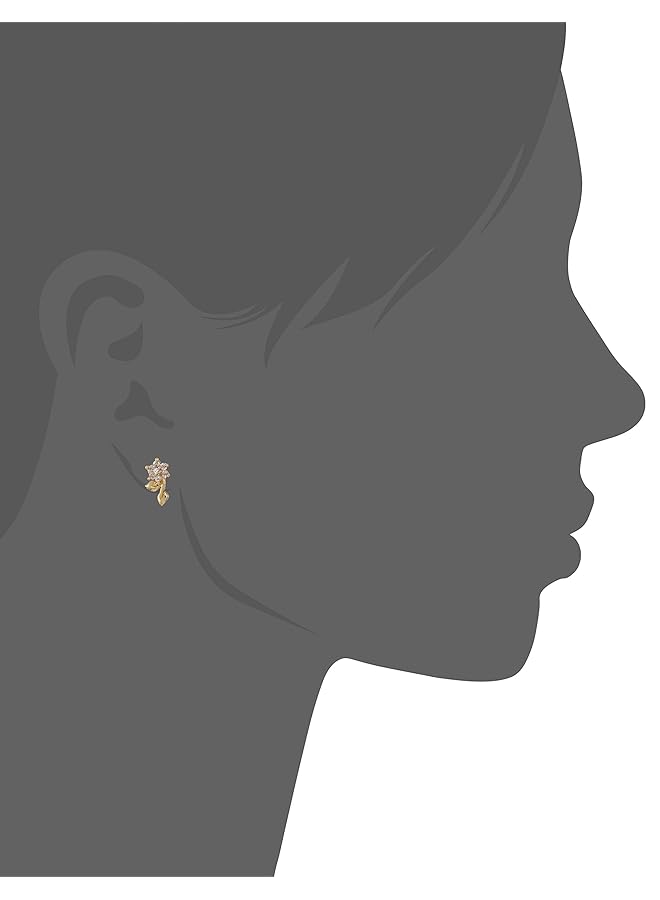 إيروريكس طقم قلادة ألماس أمريكي مطلي بالذهب للنساء - Image 5