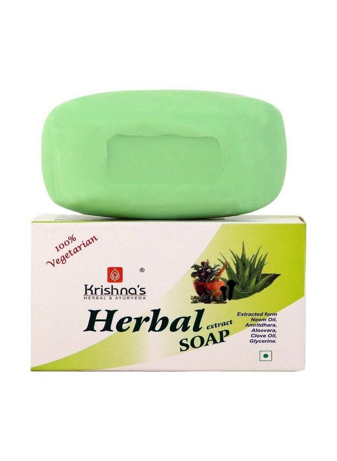 Krishna's Herbal & Ayurveda Herbal Soap 100 G Each (Pack Of 5)  - Image 3