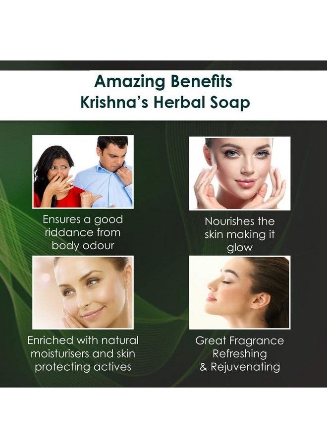 Krishna's Herbal & Ayurveda Herbal Soap 100 G Each (Pack Of 5)  - Image 4