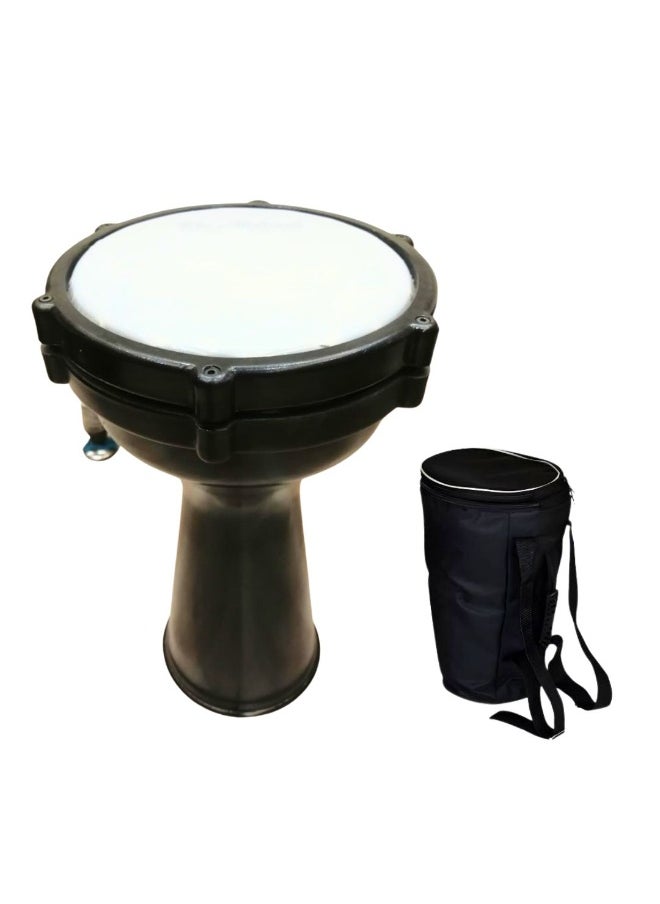 Al-Karz Music Professional Syrian Mrawas Drum with Padded Carry Bag 