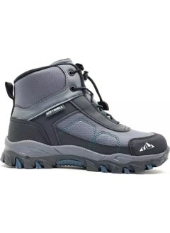 Cool Alfa Black-Petrol Rubber Sole Non-Slip Boys Outdoor Boots  - Image 2