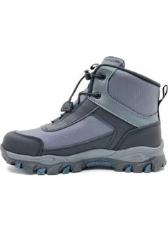 Cool Alfa Black-Petrol Rubber Sole Non-Slip Boys Outdoor Boots  - Image 3