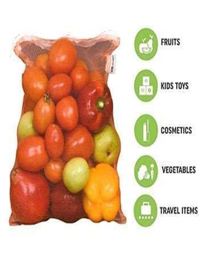 NEXTPRO Eco Friendly Produce Fridge Storage Bags Reusable Mesh &Net Vegetable Storage Bags for Fridge Vegetable Fruit Bag for Grocery Shopping & Washable Reusable ziplock bags 6 - Image 4