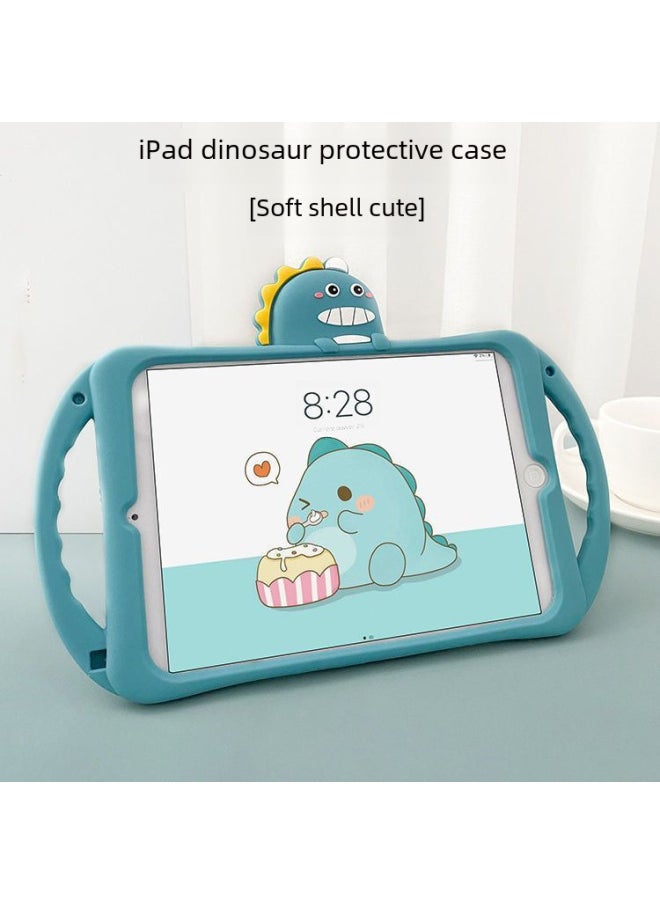 Protective Case For Apple Tablet Ipad10/silicone Mini1/2/3 Soft Pro4/5air Generation Shell-Color:Portable Dinosaur [with Bracket]]-Applicable Model:pro11 2018/2020/2021  - Image 5