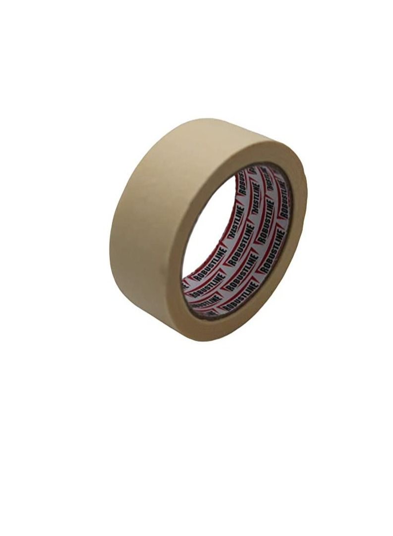 ROBUSTLINE ROBUSTLINE Masking Tape 2 Inch x 25 Yard Beige Color  - Image 2