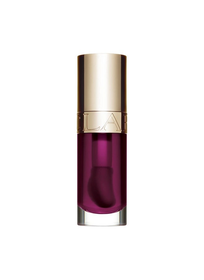 CLARINS زيت راحة الشفاه؛ يهدئ ويرطب ويحمي الشفاه؛ لمسة نهائية لامعة للغاية؛ يملأ الشفاه بشكل واضح؛ 93% من المكونات الطبيعية؛ زيت الورد البري العضوي الغني بأوميجا 6 وأوميجا 3  - Image 2
