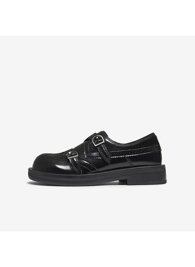 Basto 26 Spring Loafers Simple College Style Women's Flats D3521am6 Black 37 - Image 1