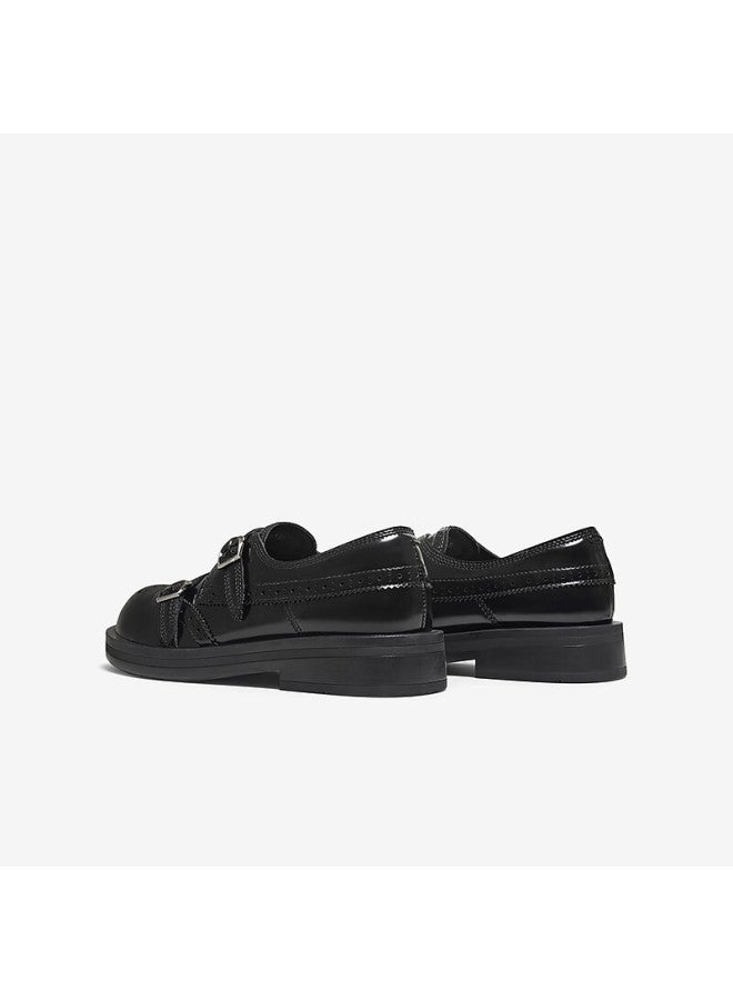 Basto 26 Spring Loafers Simple College Style Women's Flats D3521am6 Black 37 - Image 2