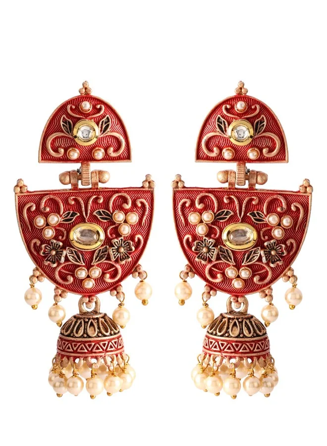 ISHIN Metal Earrings for Women - Unmatched Grace and Comfort