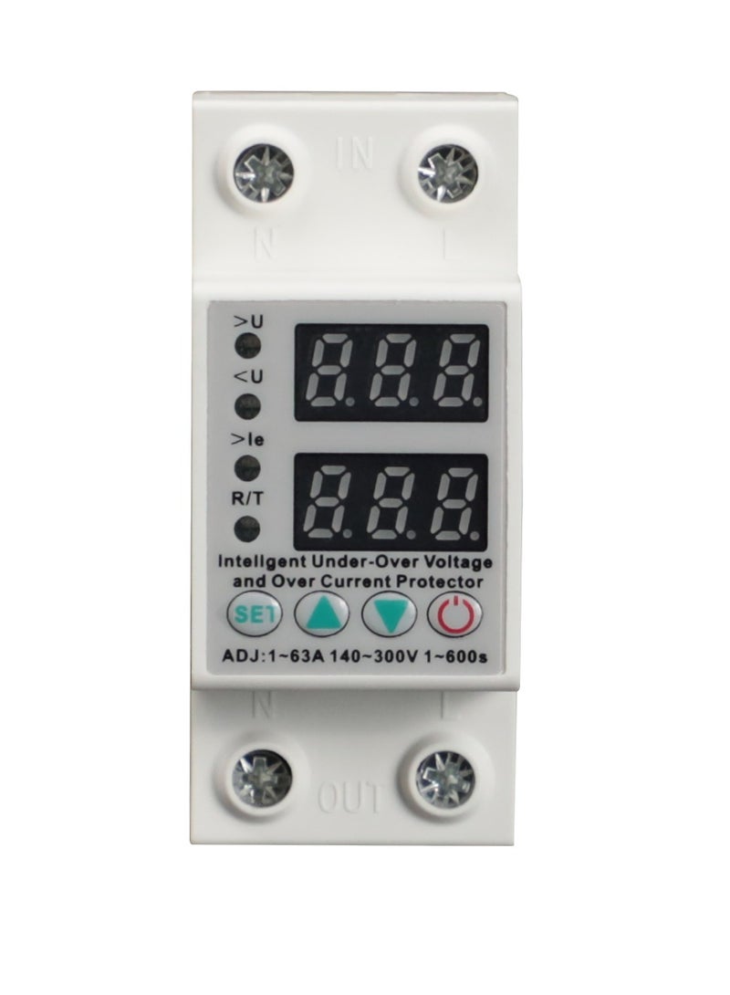 Suntree Over/Under Voltage Protector Circuit Breaker 2 Pole 220V 63A - Image 2