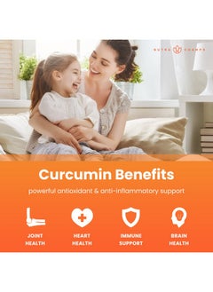 NutraChamps Turmeric Gummies for Adults & Kids with Ginger & Black Pepper Extract | 95% Curcuminoids | Vegan Natural Curcumin Joint Support | 120 Tumeric Gummy Supplements (2-Pack of 60)  - Image 4