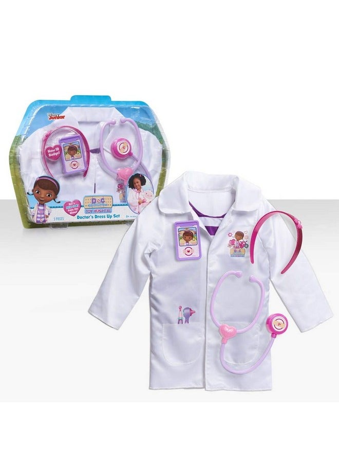 Doc McStuffins Doc McStuffins Doctor's Dress Up Set, Officially Licensed Kids Toys for Ages 3 Up by Just Play  - Image 1