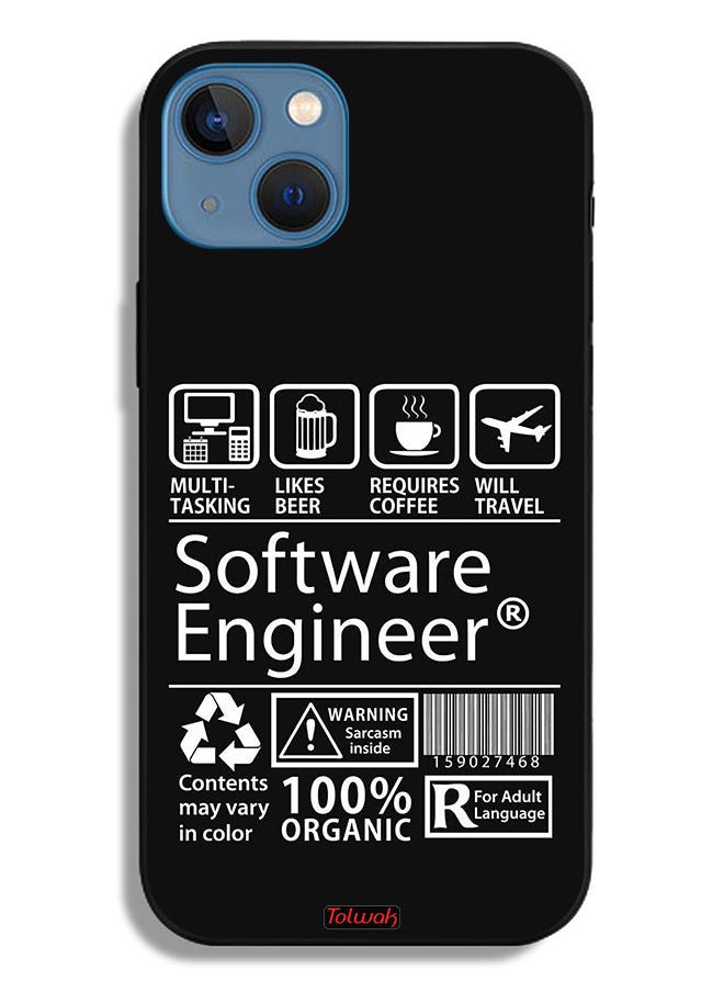 Tolwak - Apple iPhone 13 Protective Case Software Engineer Sticker - Image 1