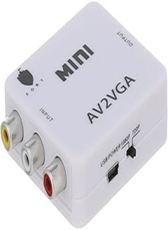 Generic Converter adapter av 3 rca to vga 