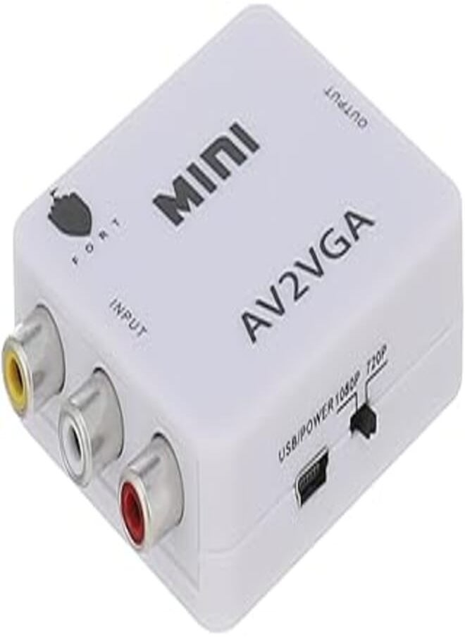 Generic Converter adapter av 3 rca to vga 