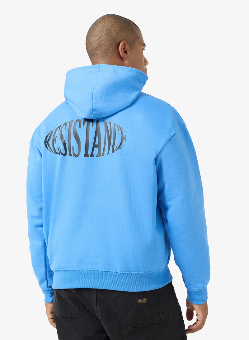 Seventy Five  Graphic Pullover Hoodie for Men | Best Price UAE