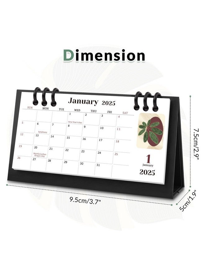 KONVINIT Small Desk Calendar 2024-2025, 6.8" X 3.7", 2025 Desk Calendar - Runs From Sep. 2024 Until Dec. 2025, 16 Months Mini Desktop Calendar For School, Home And Office Supplies  - Image 5