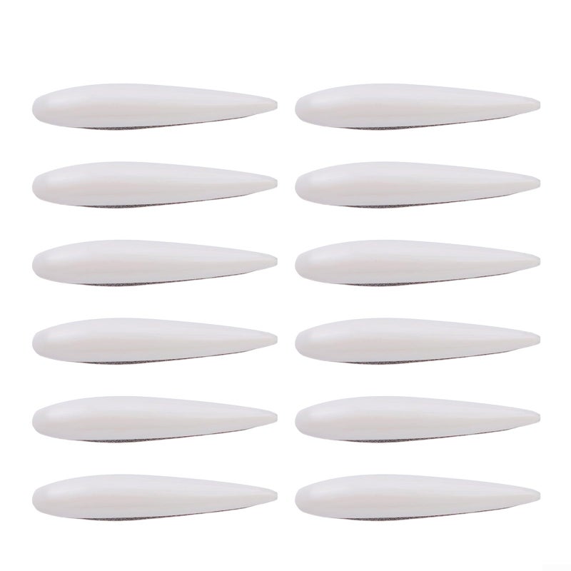 White Car Door Edge Guard Bumper Protection Strip 12 Piece Set Scratch Resistant - Image 2