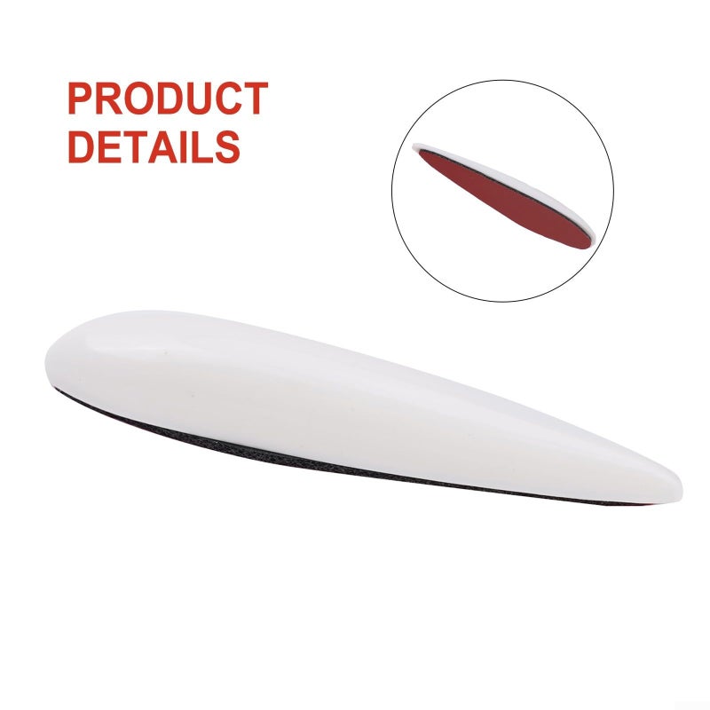 White Car Door Edge Guard Bumper Protection Strip 12 Piece Set Scratch Resistant - Image 4