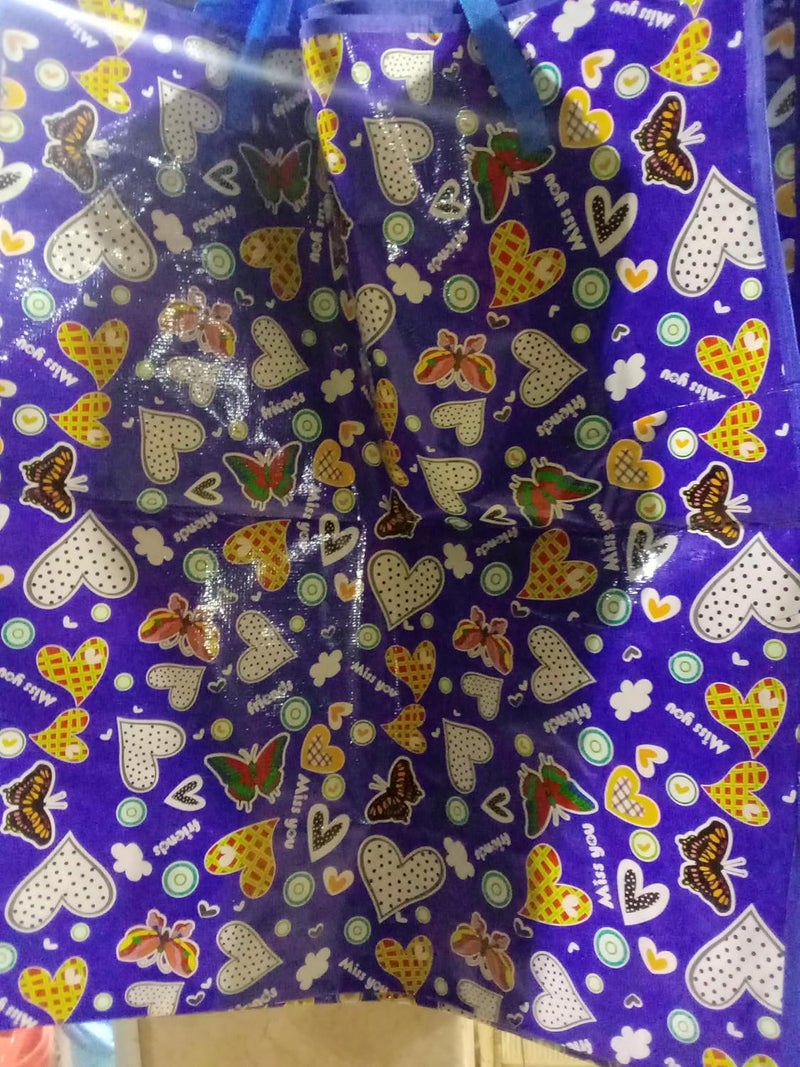 Multi-colored clothes and blanket storage bag - Image 2