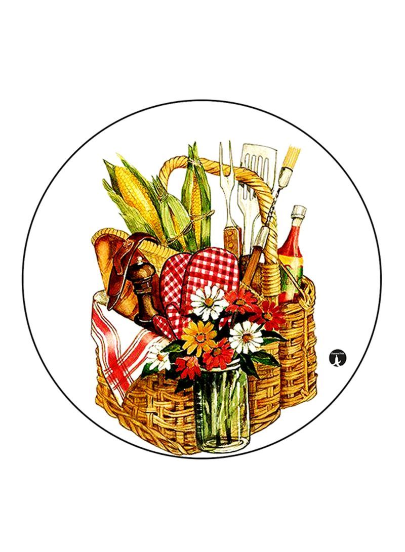 RKN Food Printed Mouse Pad Multicolour