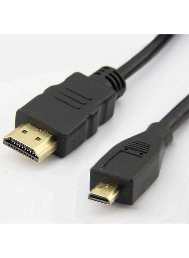 AlyKets Hdmi To Micro Hdmi Cable6Ft 4K 1080Ti 3D Hdmi Cord For Gopro Hero 4 5 6 7 Blackraspberry Pi 4 Nikon Coolpix D3400 D3500Sony A6000 Camera - Image 4