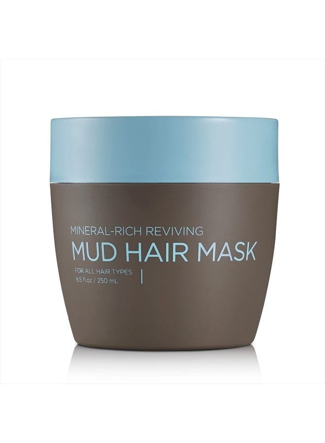 Seacret Mud Hair Mask with Argan Oil & Minerals From The Dead Sea, A Reviving Hair Mask For Damaged Hair, Suitable For All Hair Types, 8.5 FL.OZ - Image 1