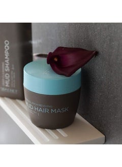 Seacret Mud Hair Mask with Argan Oil & Minerals From The Dead Sea, A Reviving Hair Mask For Damaged Hair, Suitable For All Hair Types, 8.5 FL.OZ  - Image 3