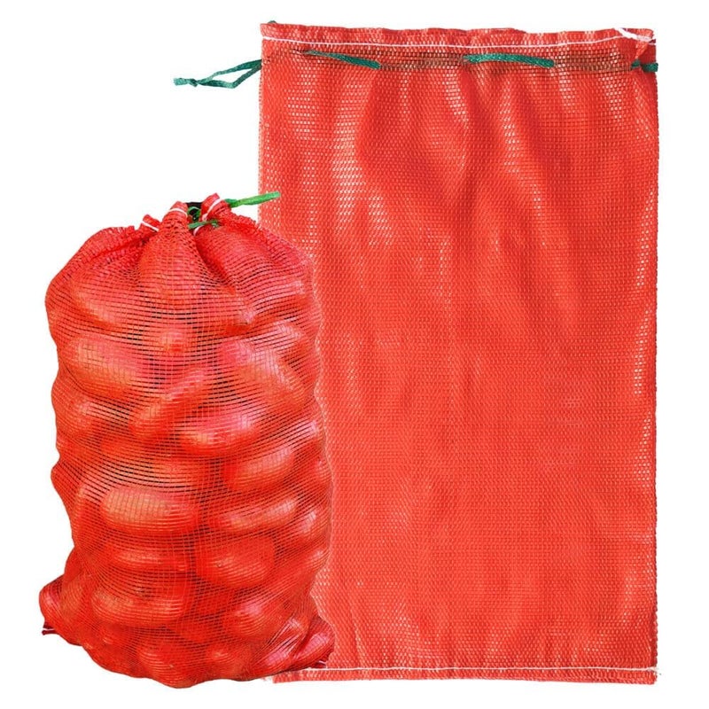 deebree 300pcs Extra Large Mesh Produce Bags 60 lbs Reusable Onion Sacks Vegetable Storage Bags Washable Net Bag 21 x 32 for Onion Potato Firewood Crawfish Pack of 300